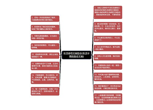 生活感悟文案励志(生活不易的励志文案)