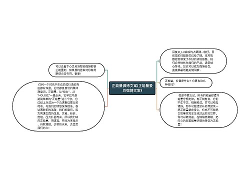 正能量微博文案(正能量爱豆微博文案)