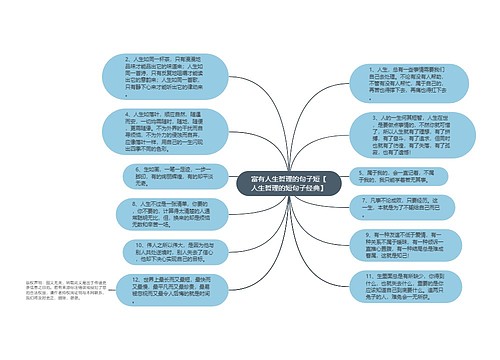 富有人生哲理的句子短【人生哲理的短句子经典】