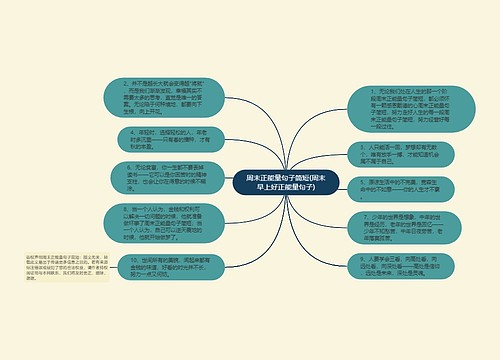 周末正能量句子简短(周末早上好正能量句子)