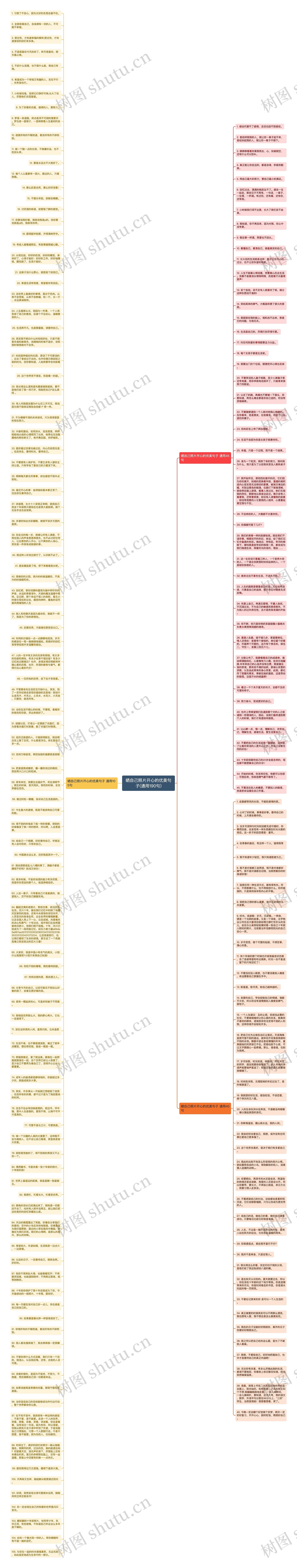晒自己照片开心的优美句子(通用190句)思维导图