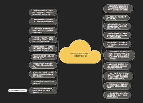 心情郁闷的英语句子(表达心情的英文短句)