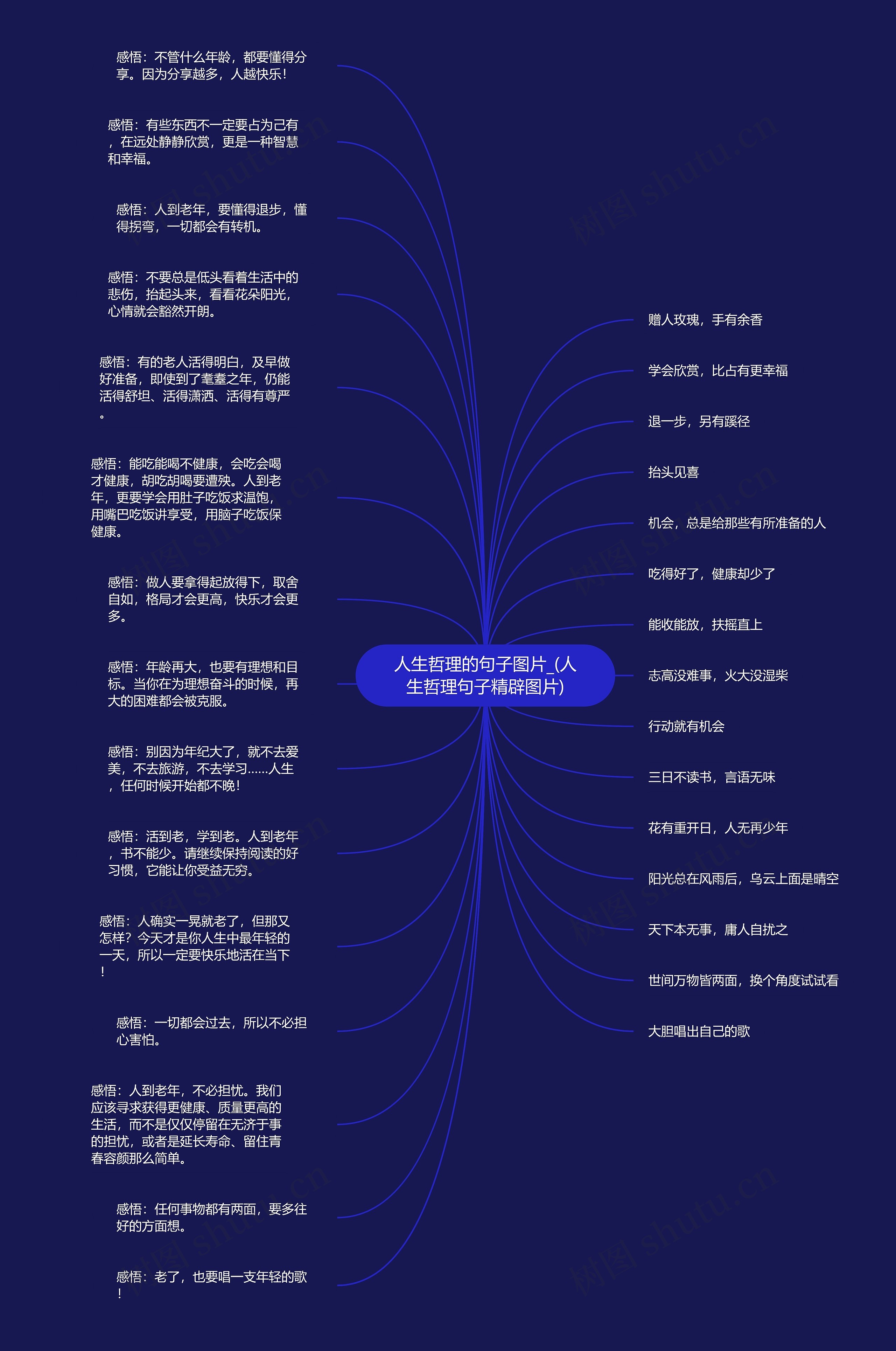 人生哲理的句子图片_(人生哲理句子精辟图片)思维导图