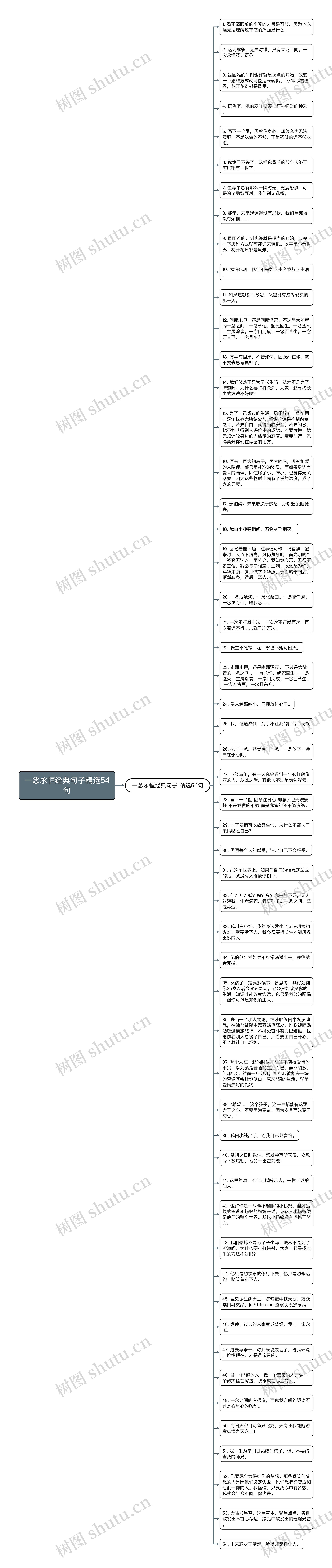 一念永恒经典句子精选54句思维导图