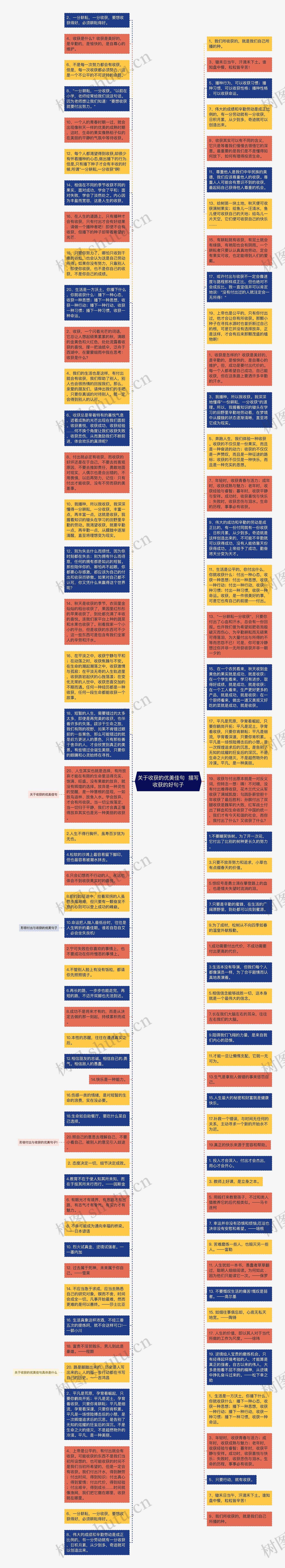 关于收获的优美佳句  描写收获的好句子