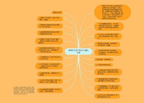 雅思听力学习的20个建议分享