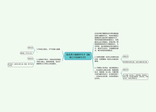 励志努力幽默的句子【幽默口才经典句子】