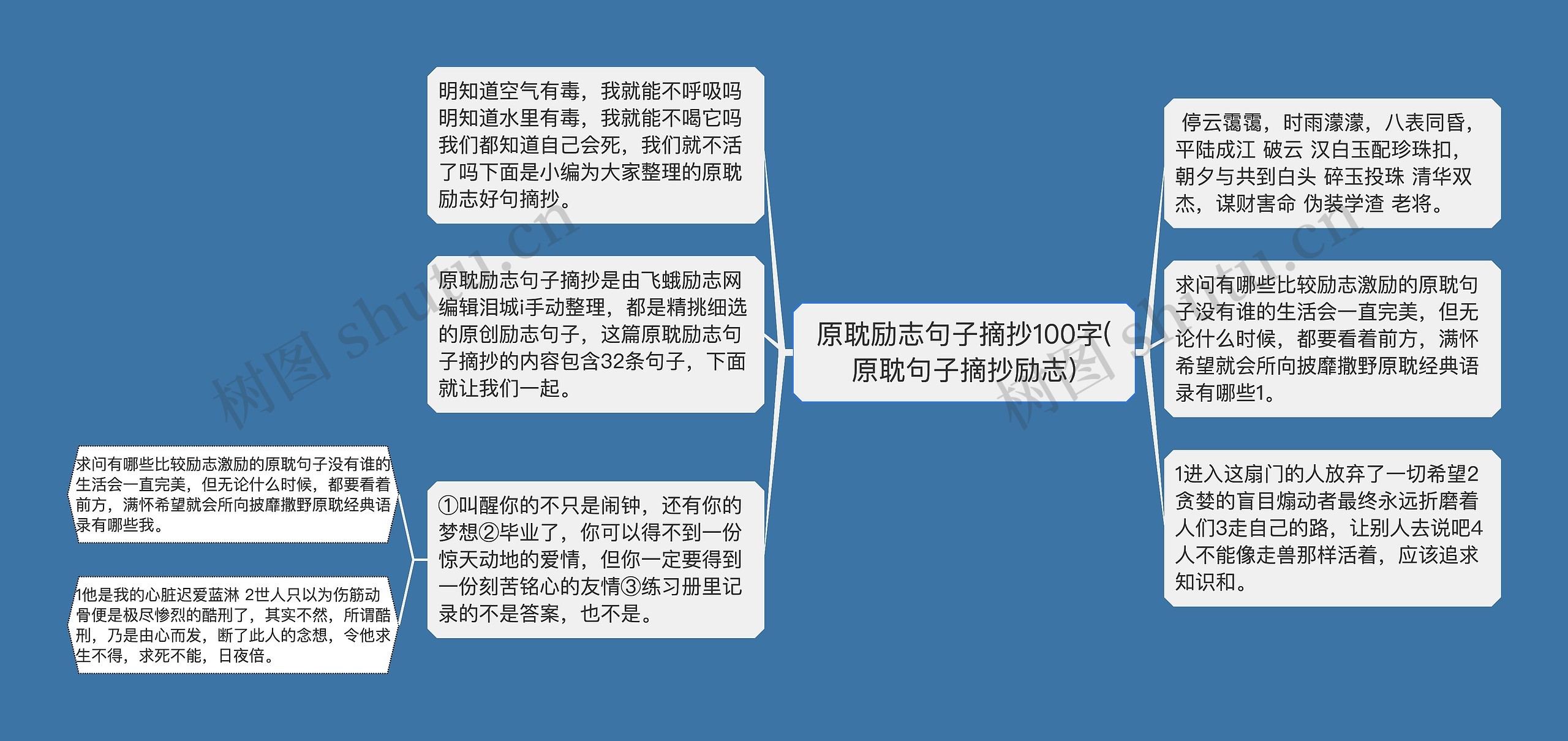 原耽励志句子摘抄100字(原耽句子摘抄励志)思维导图