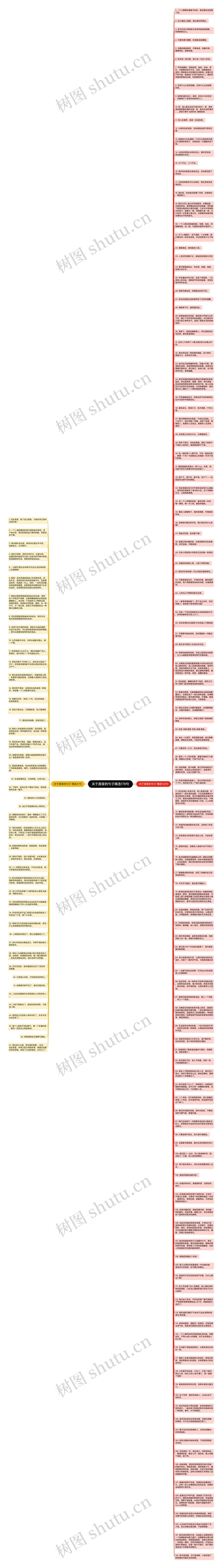 关于居家的句子精选179句思维导图