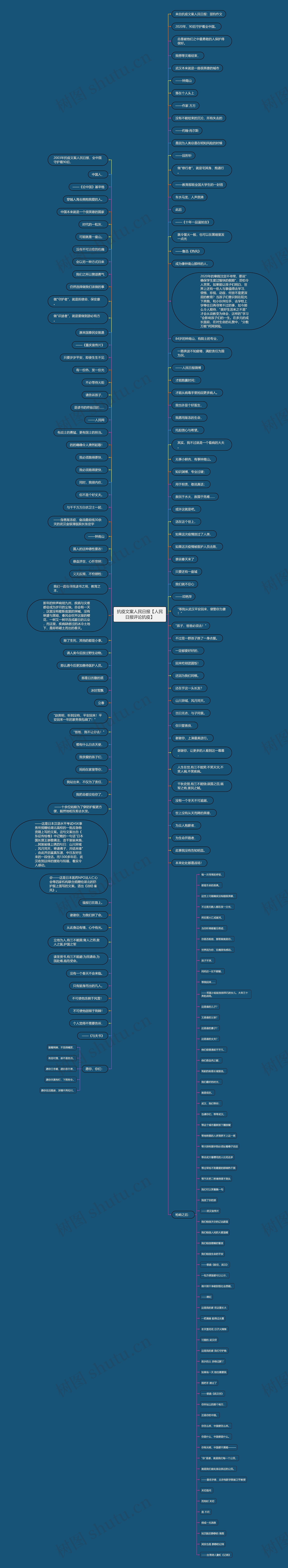 抗疫文案人民日报【人民日报评论抗疫】思维导图