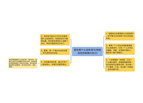 爱情是什么经典语句(情感语录致疲惫的自己)