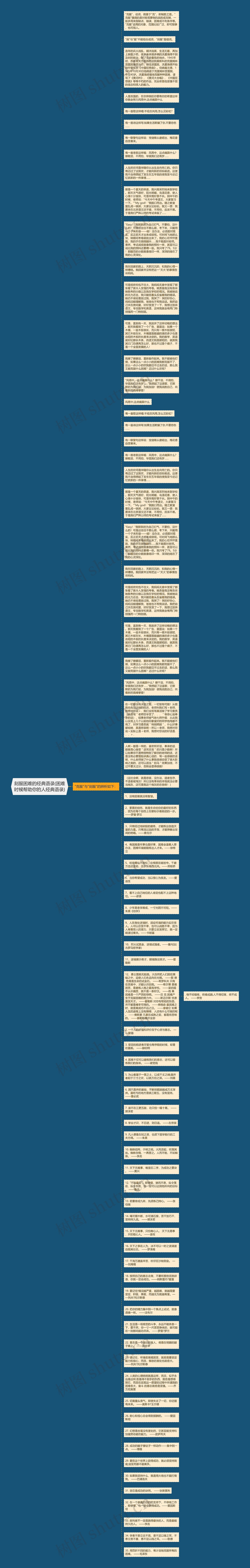 刻服困难的经典语录(困难时候帮助你的人经典语录)思维导图