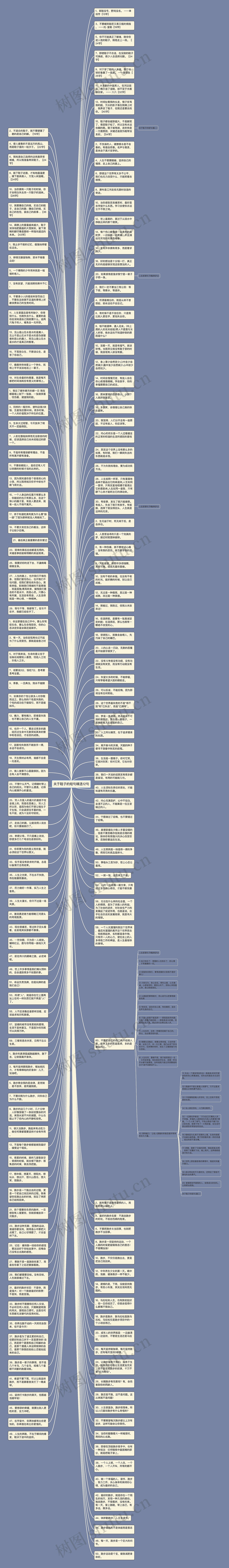 关于鞋子的短句精选12句思维导图