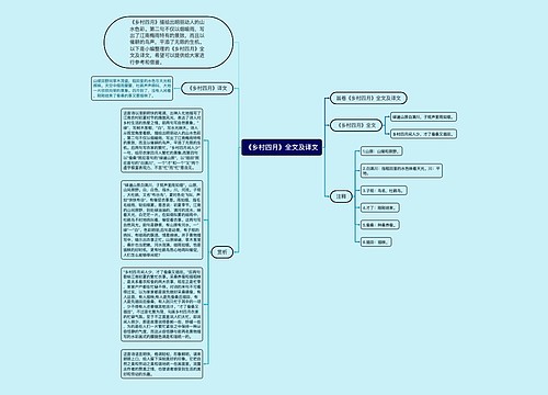 《乡村四月》全文及译文