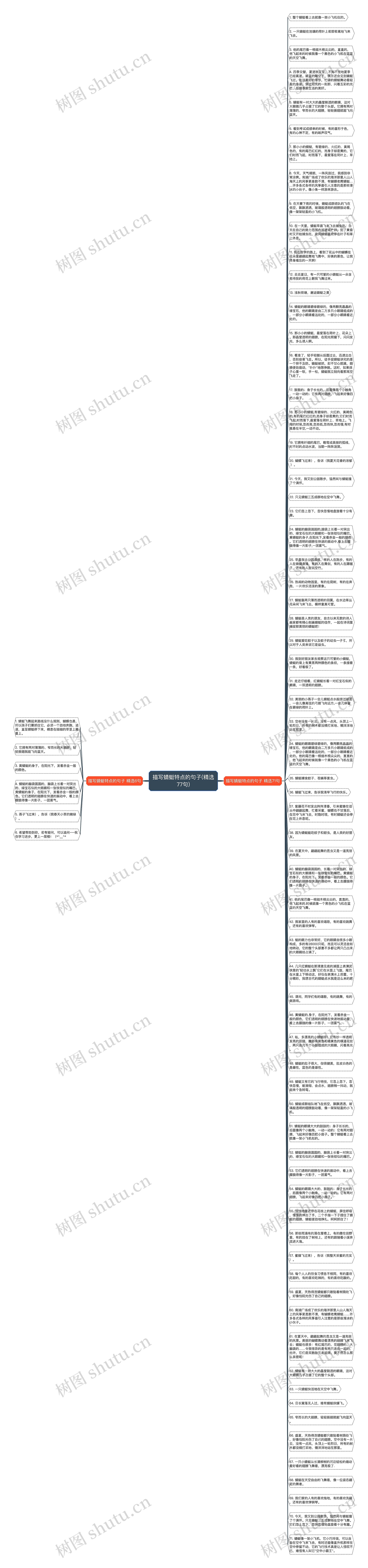 描写蜻蜓特点的句子(精选77句)思维导图