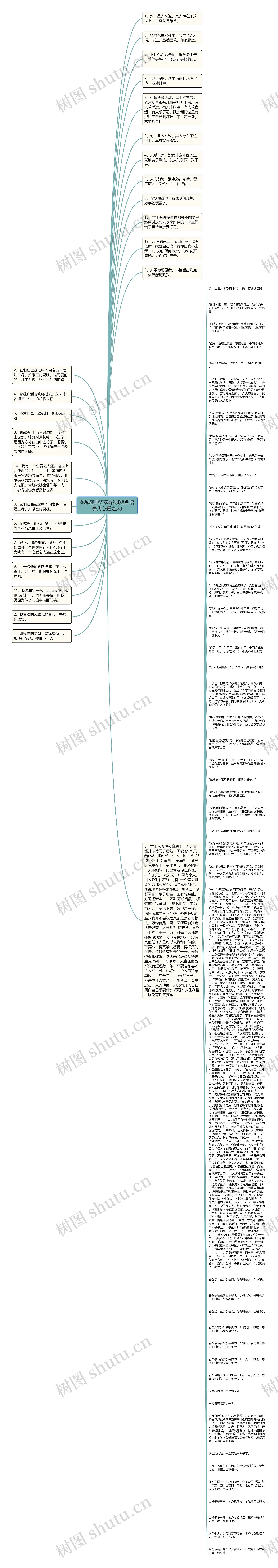 花城经典语录(花城经典语录我心爱之人)思维导图