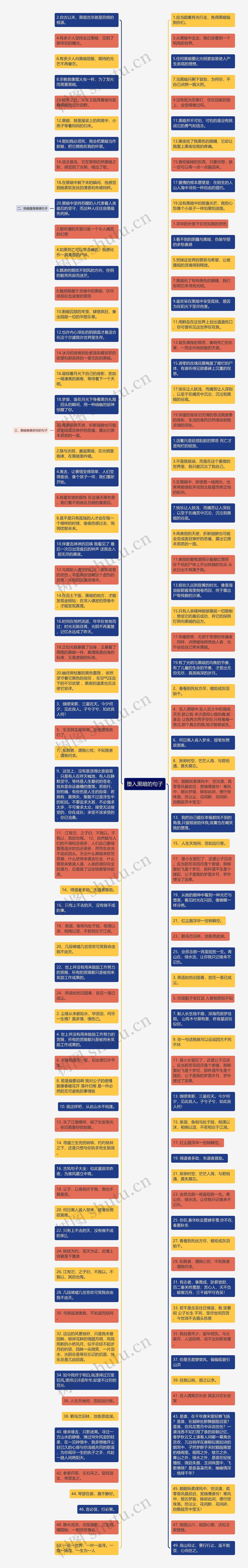 堕入黑暗的句子