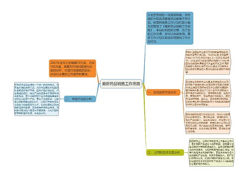 最新药品销售工作思路