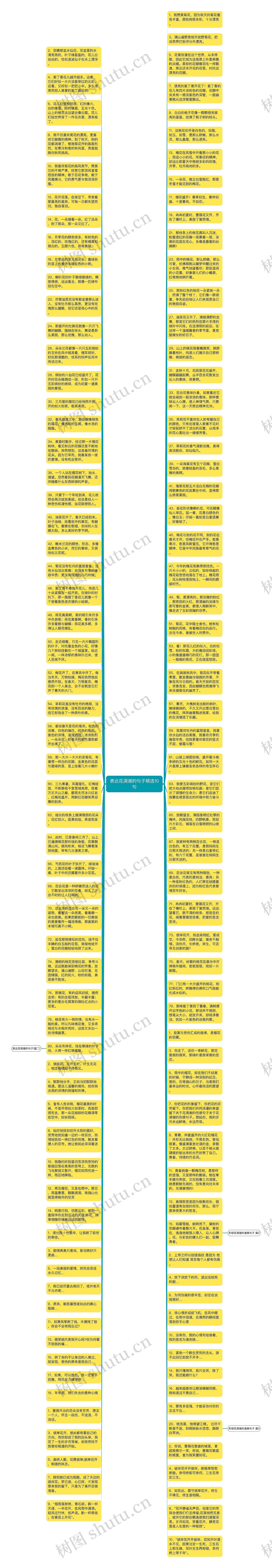 表达花凋谢的句子精选10句思维导图