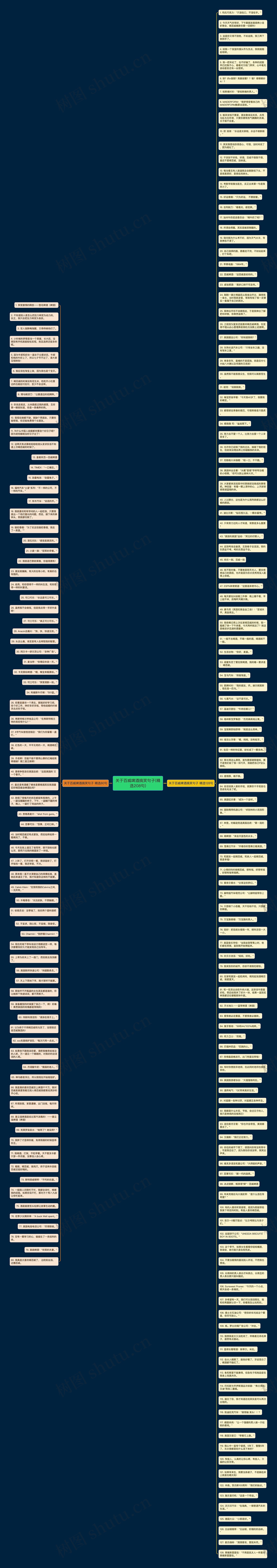关于百威啤酒搞笑句子(精选208句)思维导图
