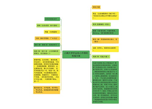 小姨大学毕业给小外甥的祝福文案