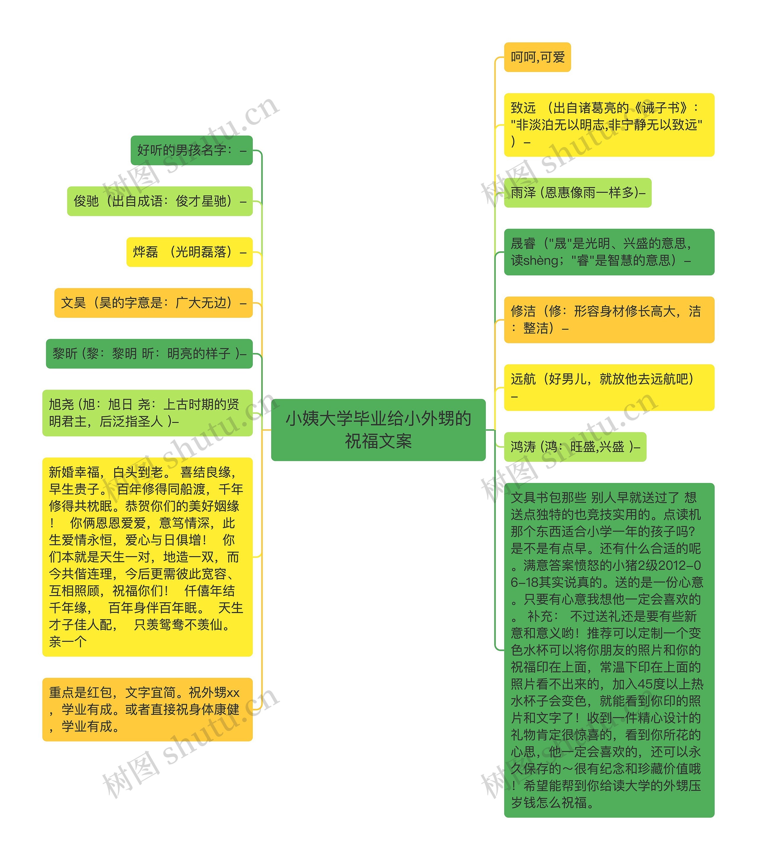 小姨大学毕业给小外甥的祝福文案