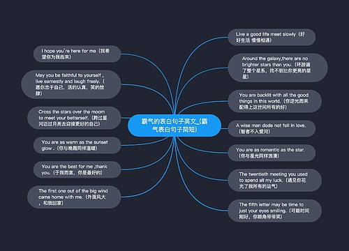 霸气的表白句子英文_(霸气表白句子简短)