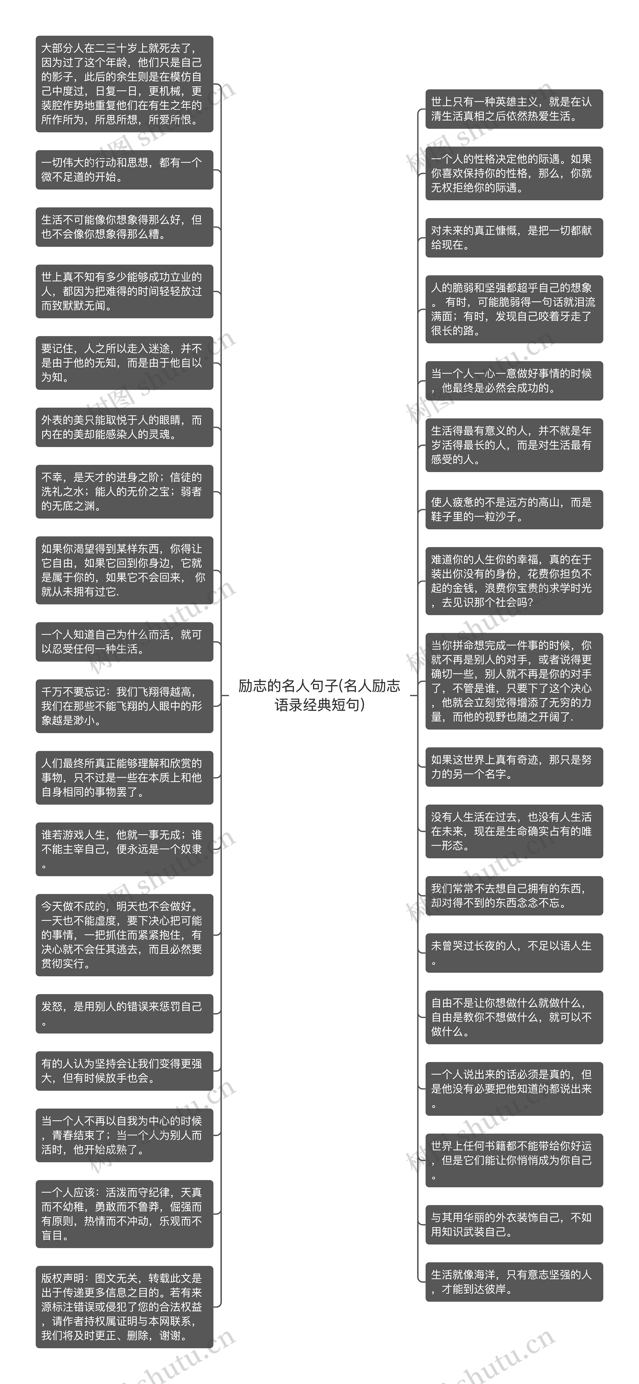 励志的名人句子(名人励志语录经典短句)思维导图