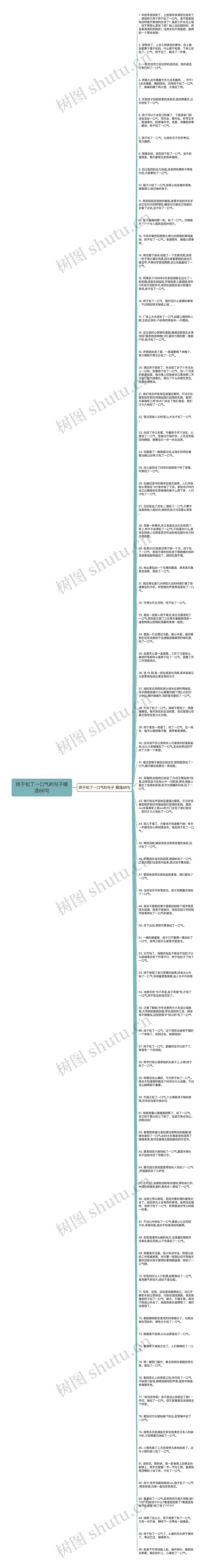 终于松了一口气的句子精选86句思维导图