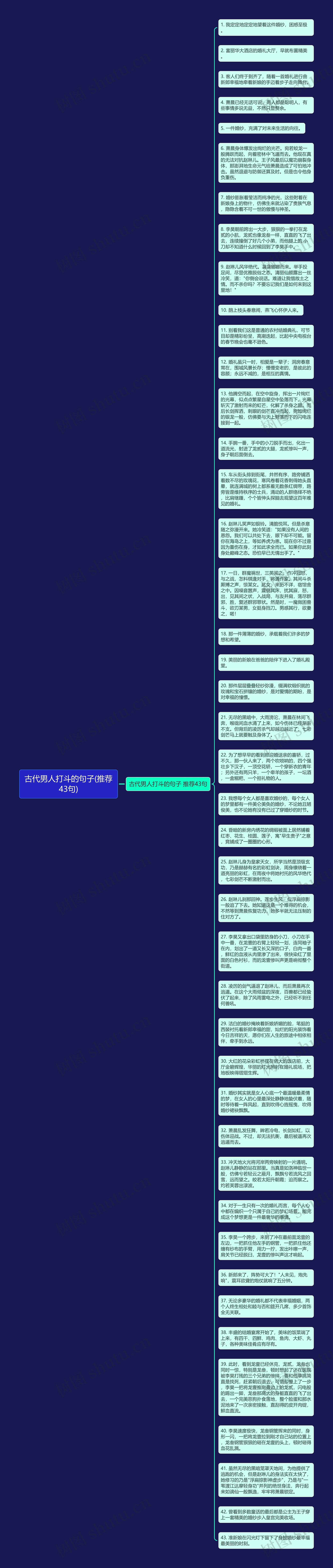 古代男人打斗的句子(推荐43句)思维导图