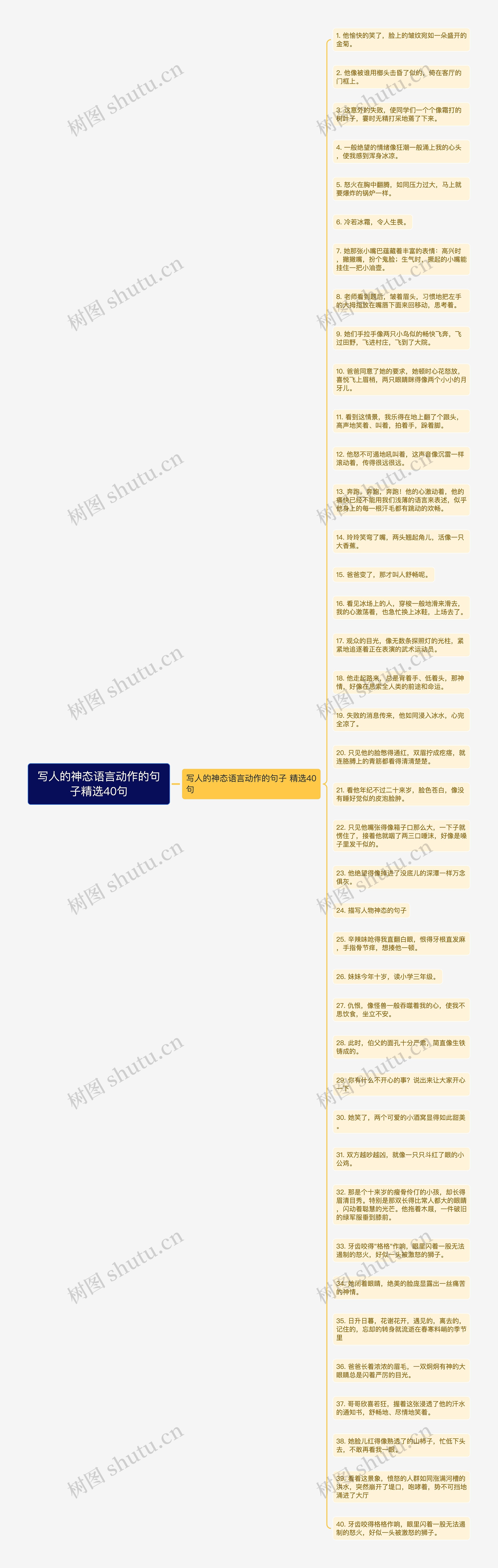 写人的神态语言动作的句子精选40句