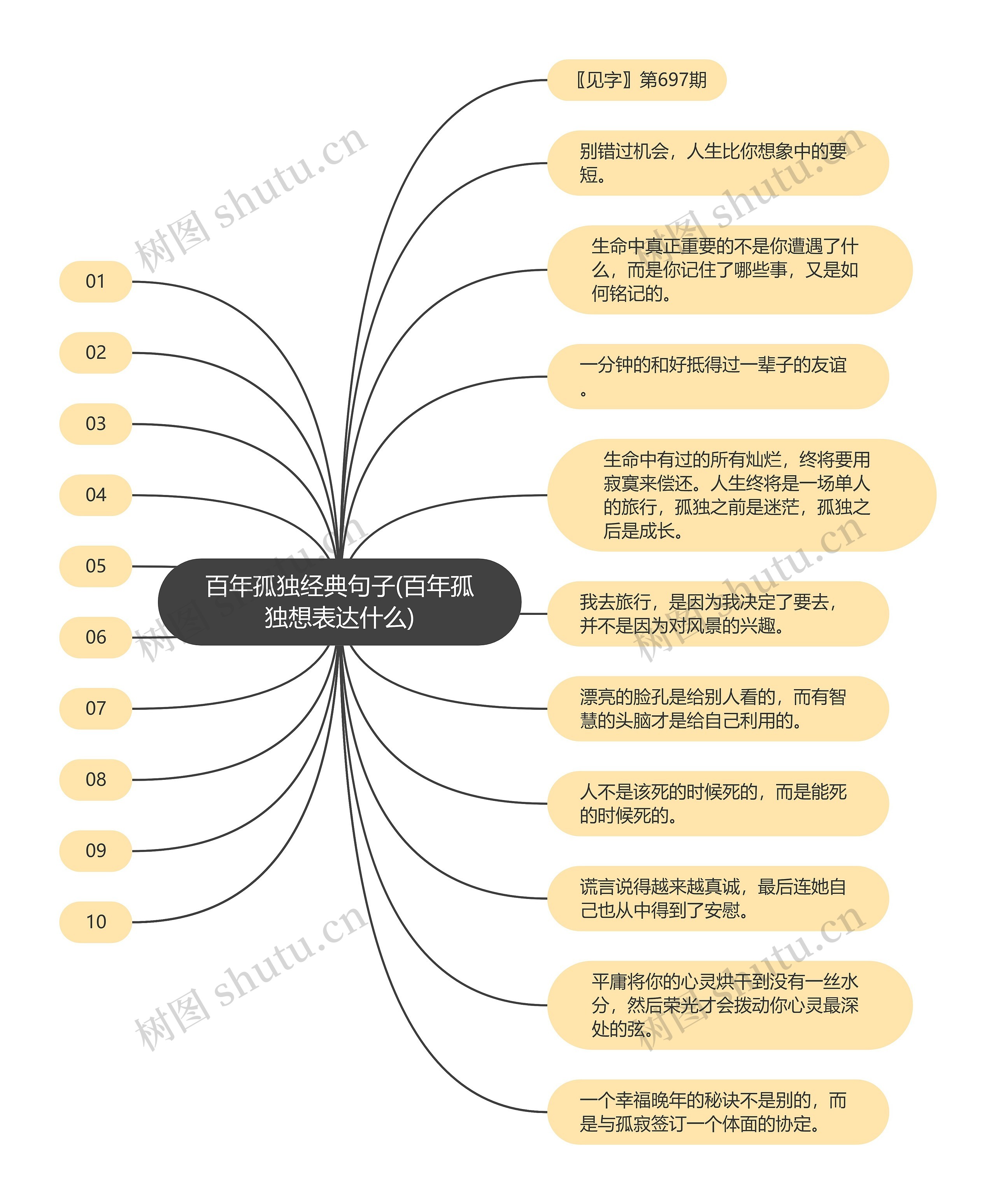 百年孤独经典句子(百年孤独想表达什么)思维导图