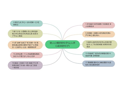 使人心情好的句子(让人开心起来的句子)