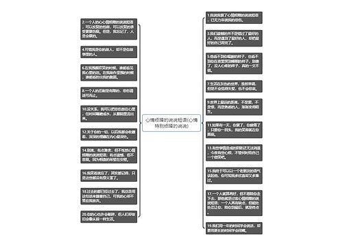 心情烦躁的说说短语(心情特别烦躁的说说)