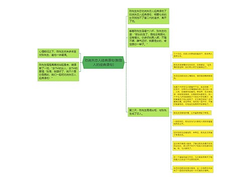 劝说失恋人经典语句(鼓励人的经典语句)