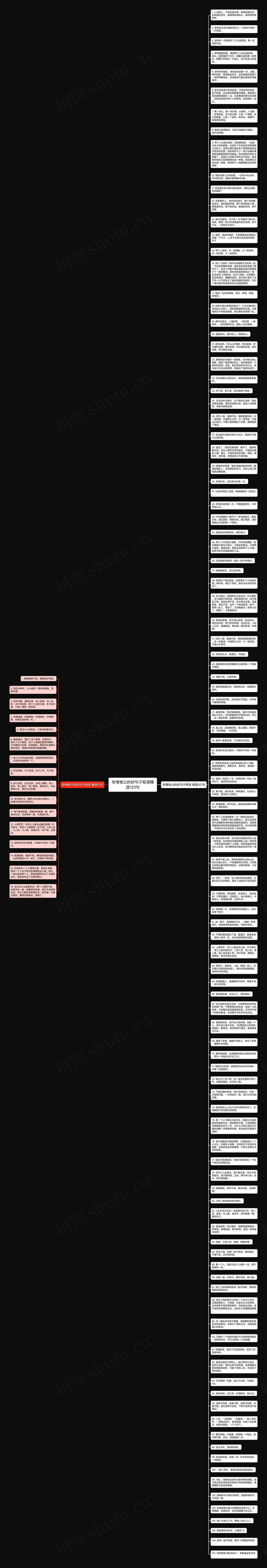 珍惜老公的好句子短语精选123句思维导图