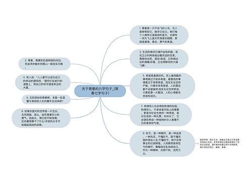 关于青春的六字句子_(青春七字句子)