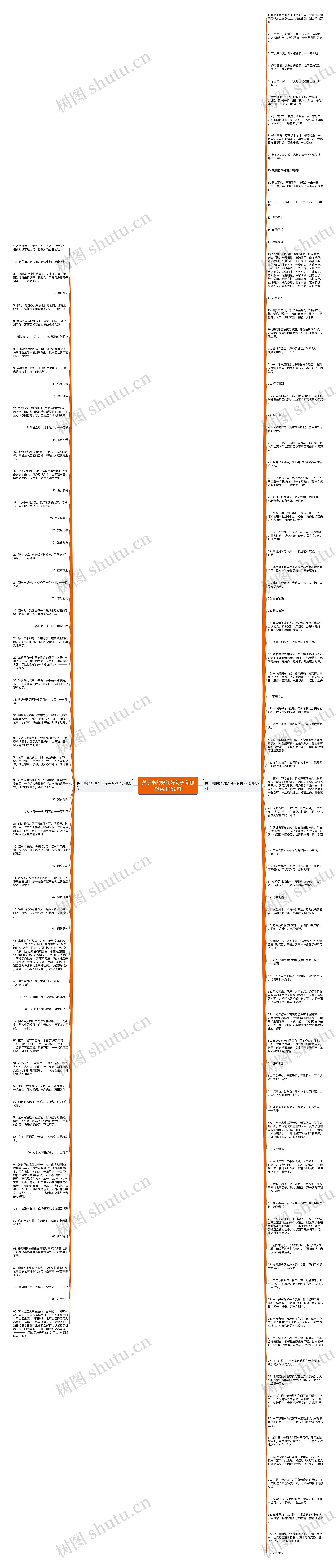 关于书的好词好句子有哪些(实用152句)思维导图