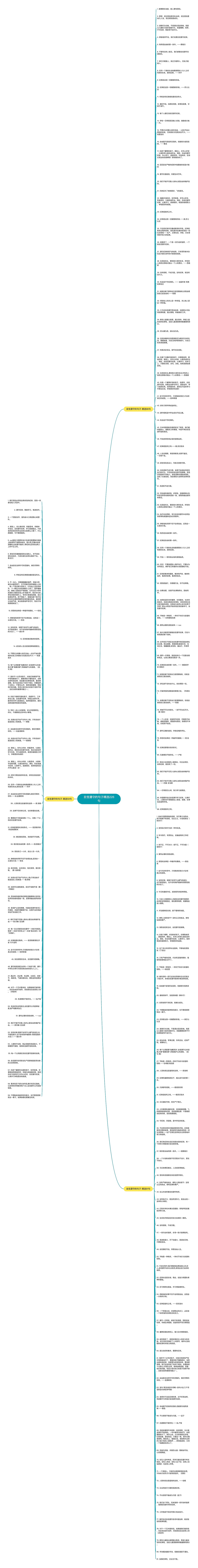 自觉遵守的句子精选226句思维导图