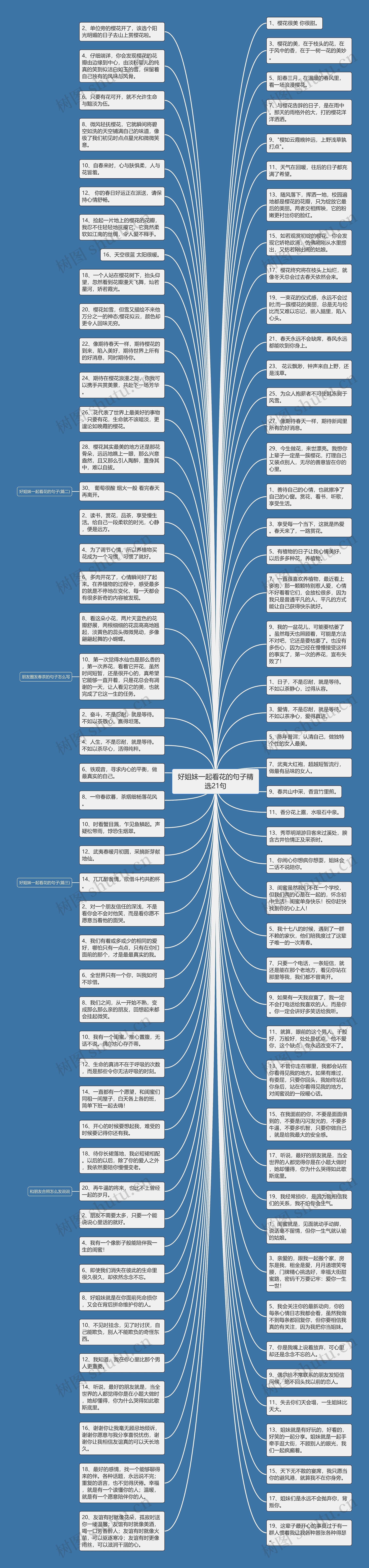 好姐妹一起看花的句子精选21句