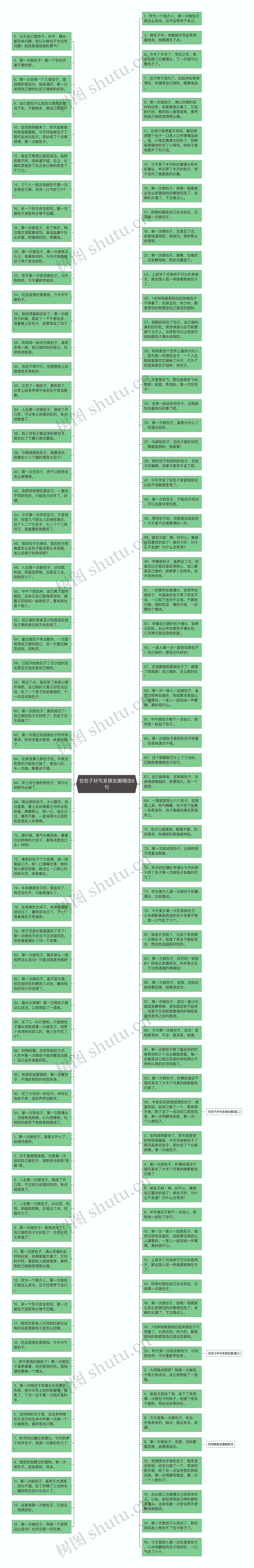 包包子好句发朋友圈精选8句思维导图