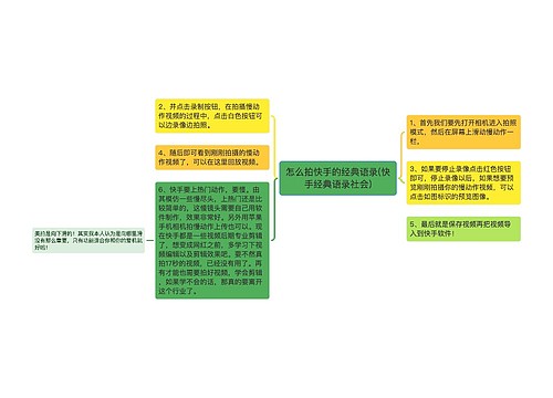 怎么拍快手的经典语录(快手经典语录社会)