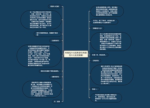 刺客伍六七经典语句(刺客伍六七玄武国篇)