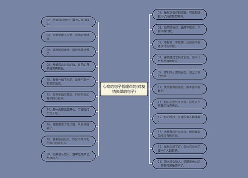 心寒的句子哲理点的(对友情失望的句子)