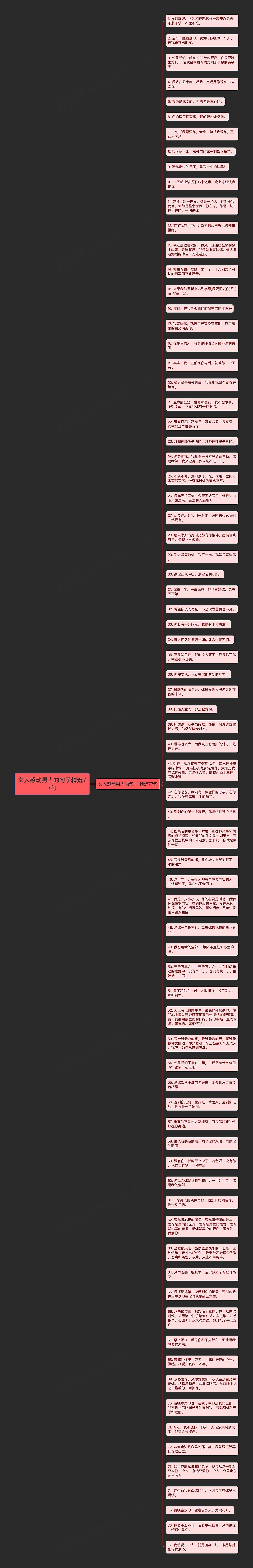 女人感动男人的句子精选77句