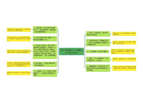 摘抄正能量句子(正能量的句子经典语句)