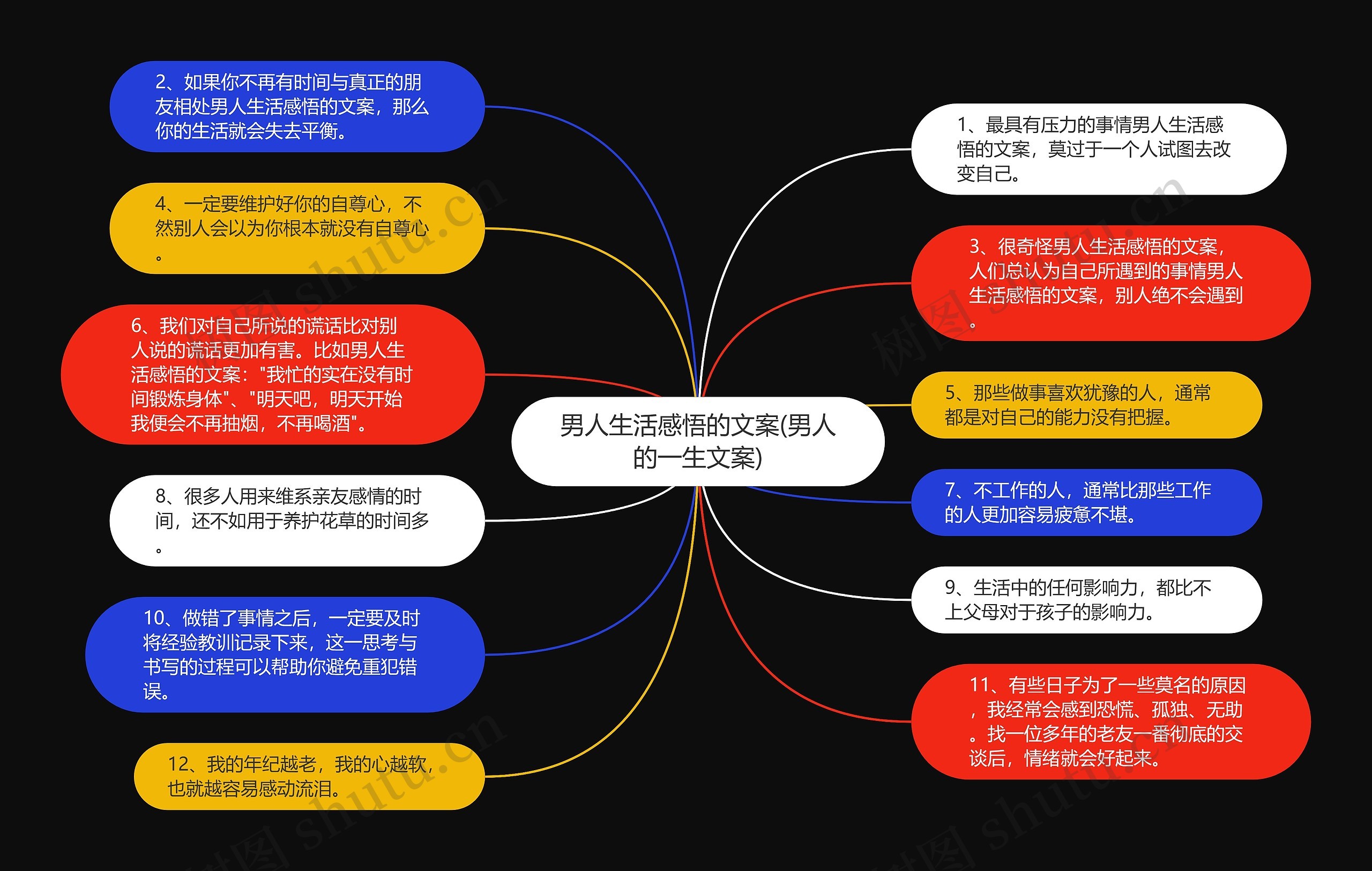 男人生活感悟的文案(男人的一生文案)