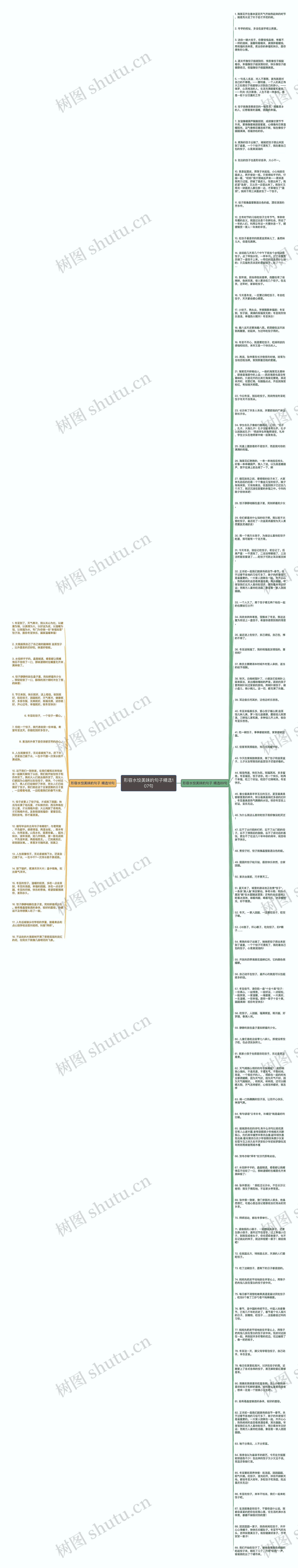 形容水饺美味的句子精选107句思维导图
