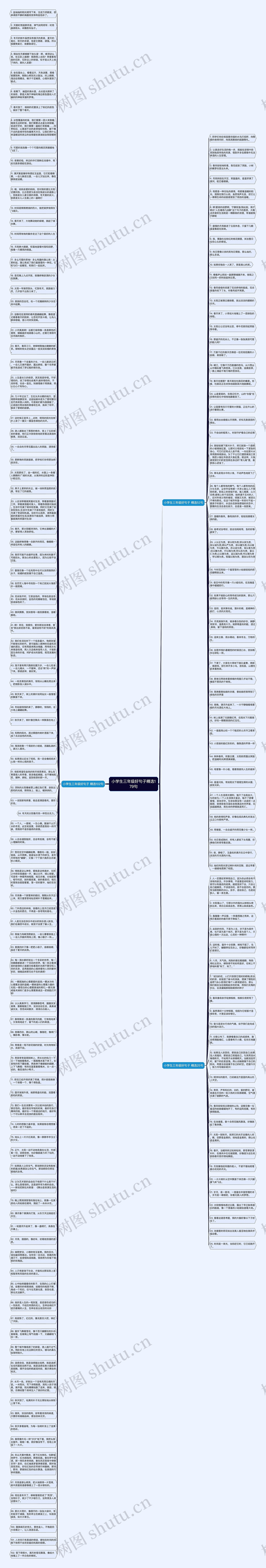 小学生三年级好句子精选179句