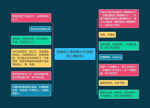 回家的心情感慨句子(回家的心情短句)